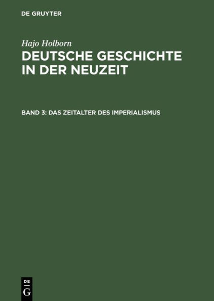 Das Zeitalter des Imperialismus: (1871-1945)