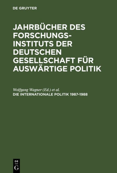 Die Internationale Politik 1987-1988