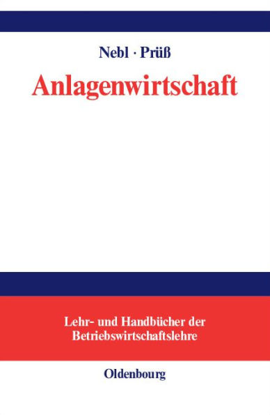 Anlagenwirtschaft / Edition 1