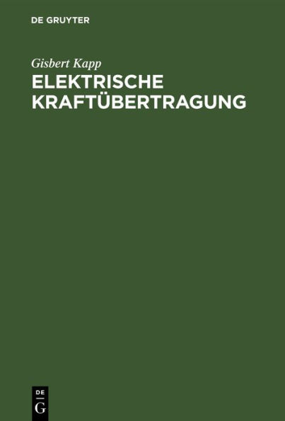 Elektrische Kraftübertragung