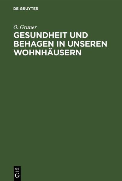 Gesundheit und Behagen in unseren Wohnhäusern