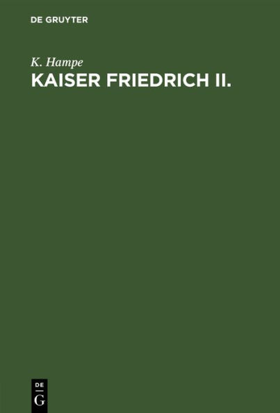 Kaiser Friedrich II.: Vortrag