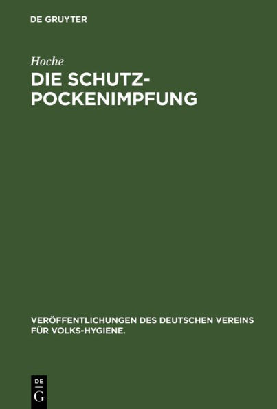 Die Schutzpockenimpfung