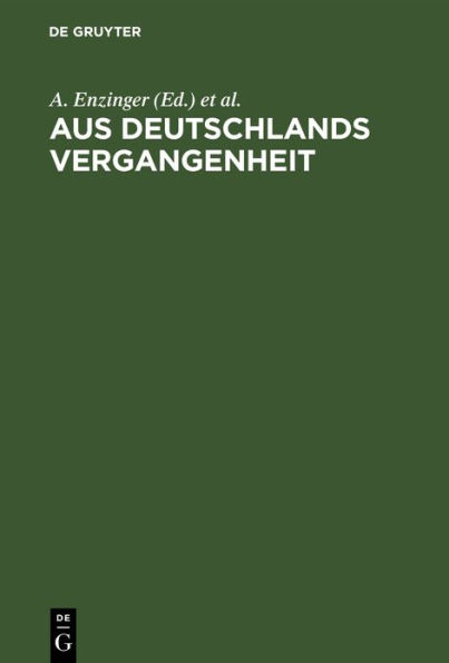 Aus Deutschlands Vergangenheit