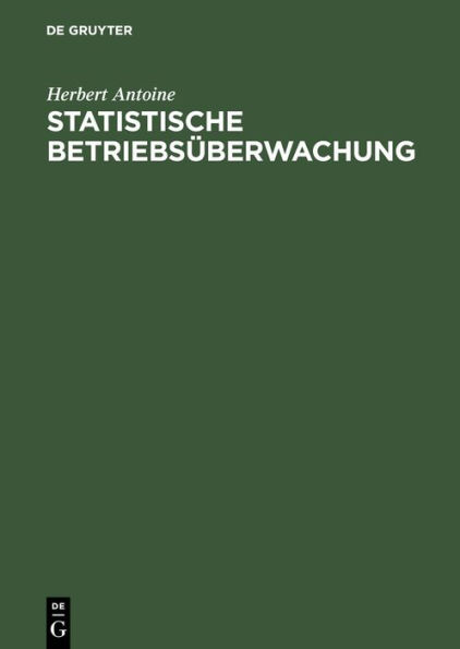 Statistische Betriebsï¿½berwachung