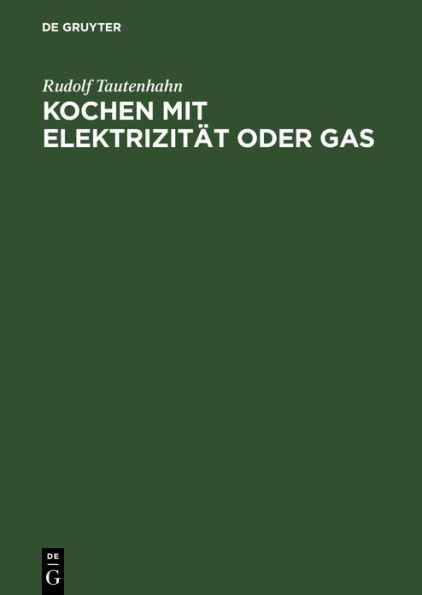 Kochen mit Elektrizität oder Gas