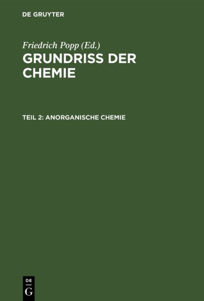 Anorganische Chemie / Edition 2