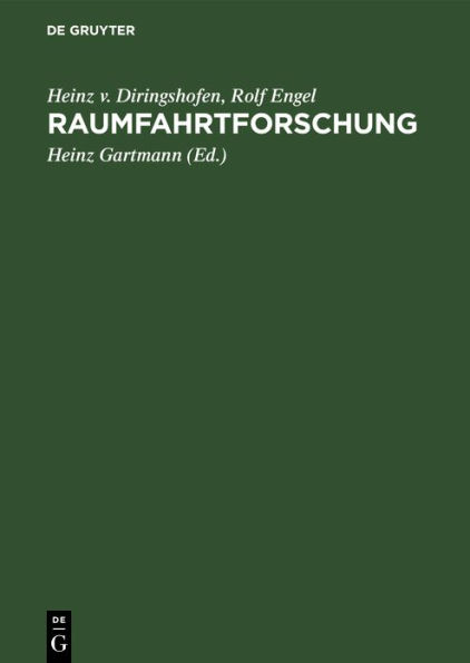 Raumfahrtforschung / Edition 1