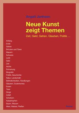 Neue Kunst zeigt Themen: Zeit, Geld, Gehen, Glauben, Politik ...