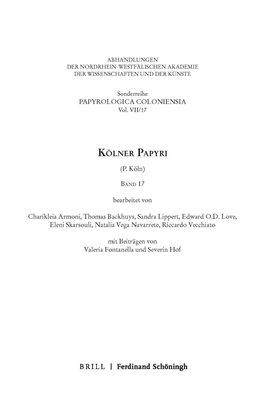 Kolner Papyri