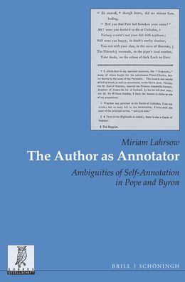 The Author as Annotator: Ambiguities of Self-Annotation in Pope and Byron