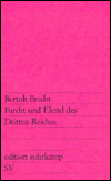 Title: Furcht und Elend des Dritten Reiches / Edition 1, Author: Bertolt Brecht