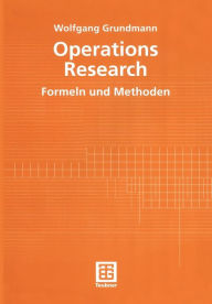 Title: Operations Research: Formeln und Methoden, Author: Wolfgang Grundmann