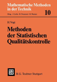 Title: Methoden der Statistischen Qualitätskontrolle, Author: Herbert Vogt