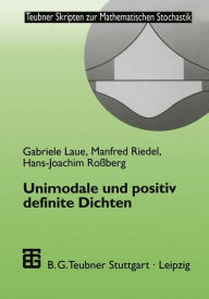 Title: Unimodale und positiv definite Dichten, Author: Gabriele Laue