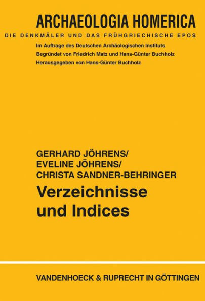 Verzeichnisse und Indices