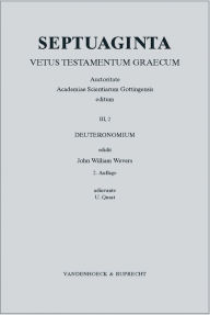 Title: Septuaginta. Band 3,2: Deuteronomium, Author: John William Wevers