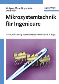 Title: Mikrosystemtechnik für Ingenieure, Author: Wolfgang Menz