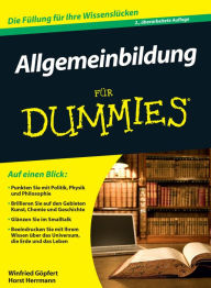 Title: Allgemeinbildung für Dummies, Author: Winfried Gpfert