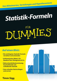 Title: Statistik-Formeln für Dummies, Author: Timm Sigg
