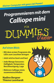 Title: Programmieren mit dem Calliope mini für Dummies Junior, Author: Nadine Bergner