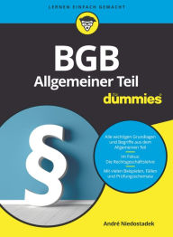 Title: BGB Allgemeiner Teil für Dummies, Author: André Niedostadek