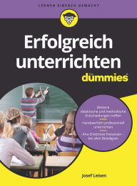 Title: Erfolgreich unterrichten für Dummies, Author: Josef Leisen