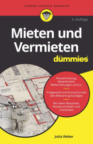 Title: Mieten und Vermieten für Dummies, Author: Jutta Weber