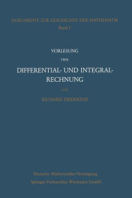 Title: Vorlesung über Differential- und Integralrechnung 1861/62, Author: Richard Dedekind