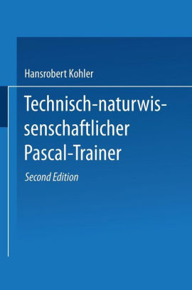 Technisch Naturwissenschaftlicher Pascal Trainerpaperback - 