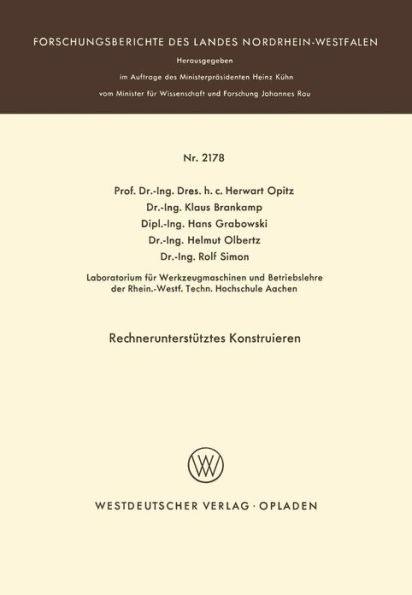 Rechnerunterstütztes Konstruieren