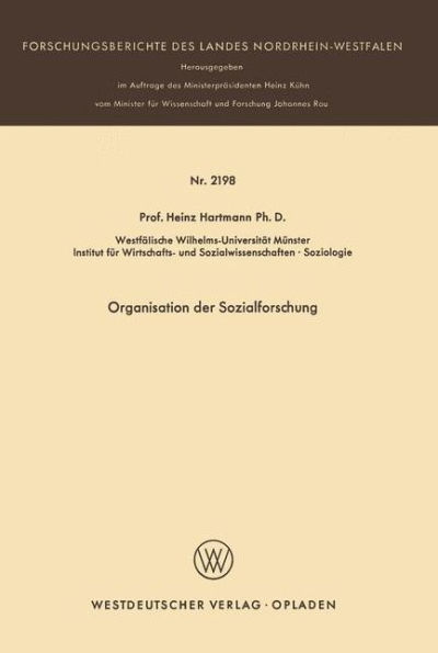 Organisation der Sozialforschung