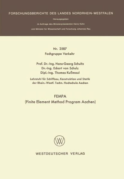 FEMPA (Finite Element Method Program Aachen)