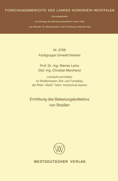 Ermittlung des Belastungskollektivs von Straßen