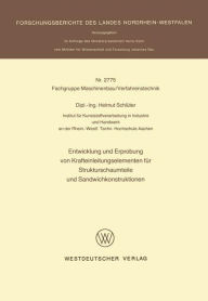 Title: Entwicklung und Erprobung von Krafteinleitungselementen für Strukturschaumteile und Sandwichkonstruktionen, Author: Helmut Schlüter