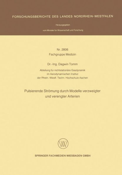 Pulsierende Strömung durch Modelle verzweigter und verengter Arterien