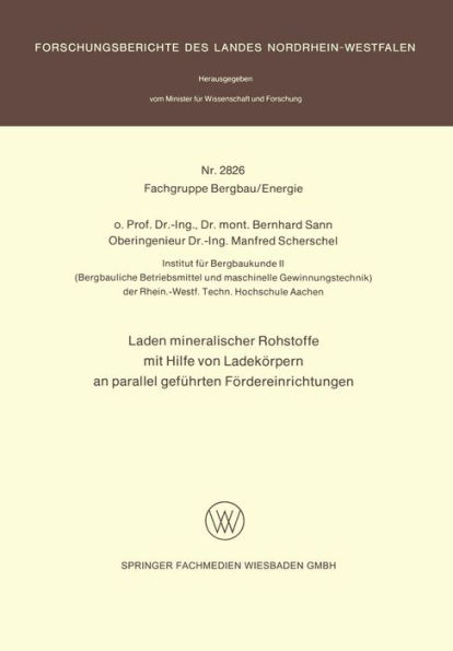 Laden mineralischer Rohstoffe mit Hilfe von Ladekörpern an parallel geführten Förderereinrichtungen