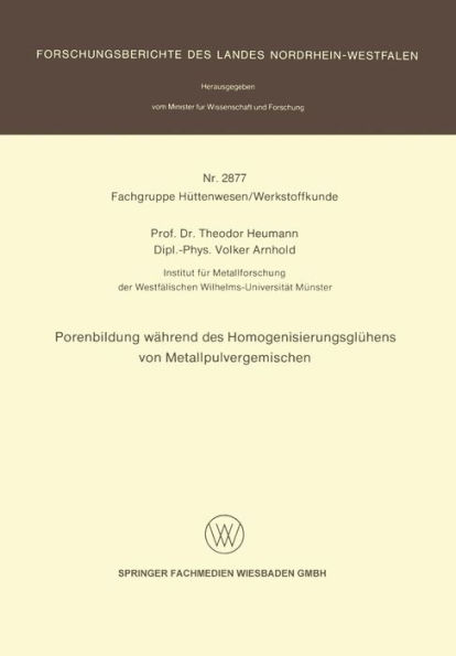Porenbildung während des Homogenisierungsglühens von Metallpulvergemischen