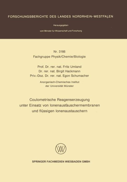 Coulometrische Reagenserzeugung unter Einsatz von Ionenaustauschermembranen und flüssigen Ionenaustauschern