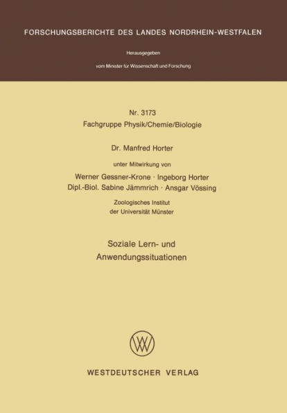 Soziale Lern- und Anwendungssituationen