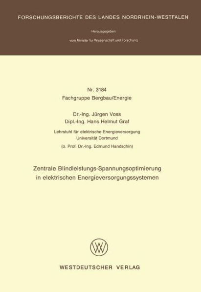 Zentrale Blindleistungs-Spannungsoptimierung in elektrischen Energieversorgungssystemen