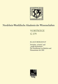 Title: Geisteswissenchaften: Vorträge · G 379, Author: Klaus Bergdolt