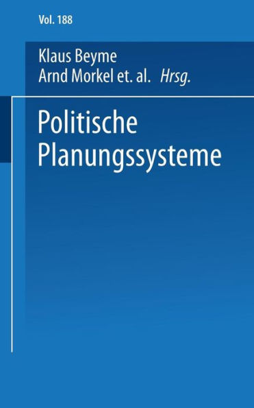 Politische Planungssysteme