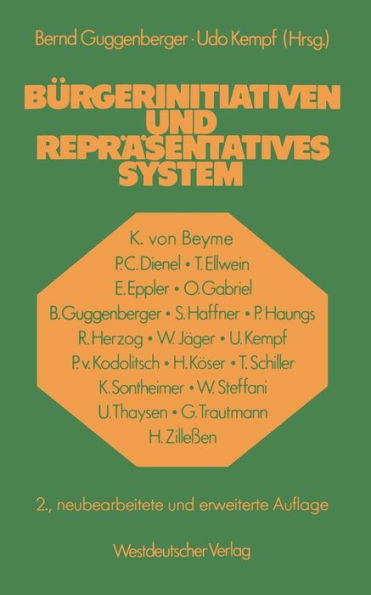 Bï¿½rgerinitiativen und reprï¿½sentatives System