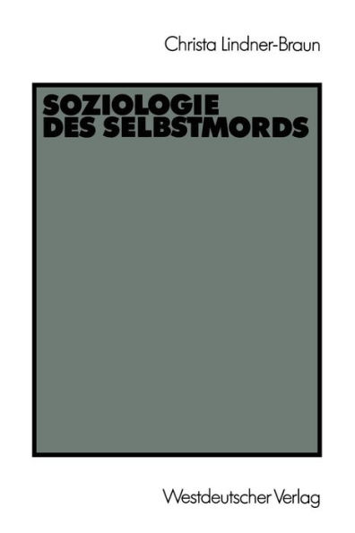 Soziologie des Selbstmords