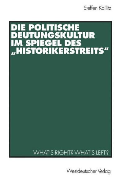 Die politische Deutungskultur im Spiegel des 