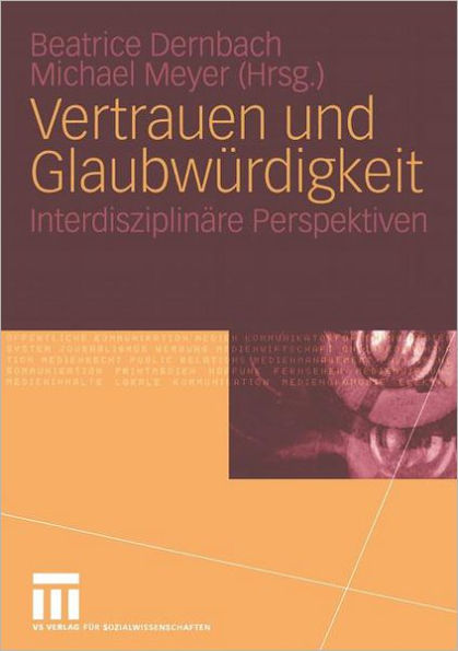 Vertrauen und Glaubwürdigkeit: Interdisziplinäre Perspektiven