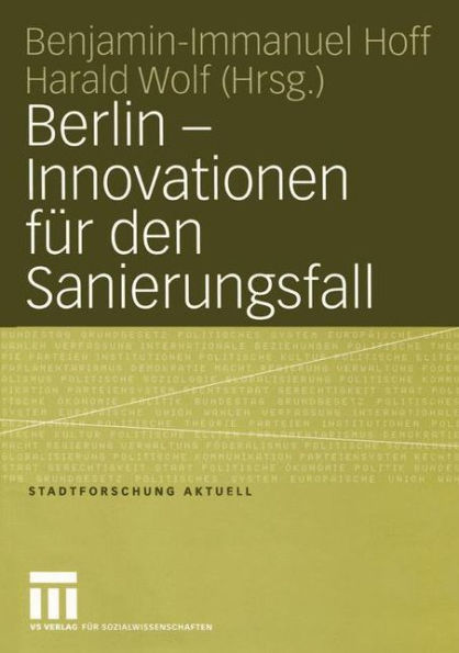 Berlin - Innovationen für den Sanierungsfall