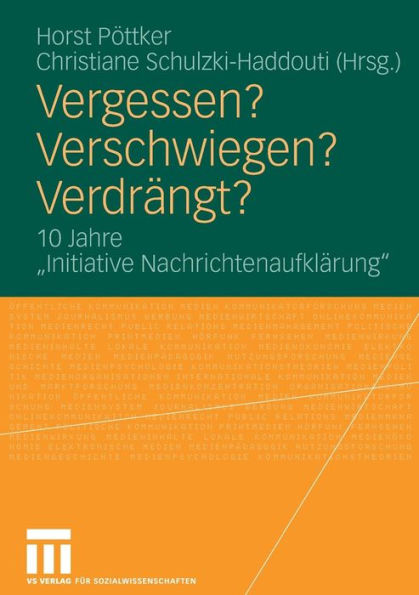 Vergessen? Verschwiegen? Verdrängt?: 10 Jahre "Initiative Nachrichtenaufklärung"