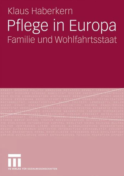 Pflege in Europa: Familie und Wohlfahrtsstaat
